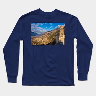 View from Beseno Castle in Trentino, Italy Long Sleeve T-Shirt